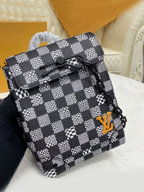 Louis vuitton original damier graphite zoooom with friend backpack N60453