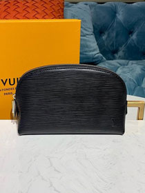 Louis vuitton original epi leather cosmetic pouch m60024 black