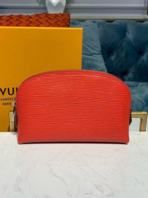 Louis vuitton original epi leather cosmetic pouch m60024 red