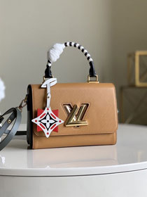 Louis vuitton original epi leather crafty twist mm M56778 caramel