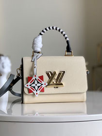 Louis vuitton original epi leather crafty twist mm M56779 beige