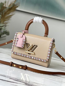 Louis vuitton original epi leather twist mm M57318 apricot