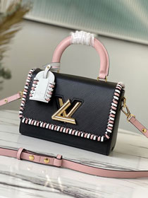 Louis vuitton original epi leather twist mm M57319 black