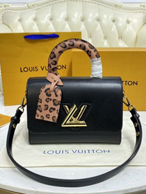 Louis vuitton original epi leather twist mm m58568 black