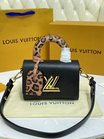 Louis vuitton original epi leather twist pm m58546 black