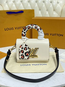 Louis vuitton original epi leather twist pm m58546 white