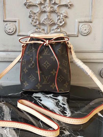 Louis vuitton original handmade monogram canvas nano noe bag M41346