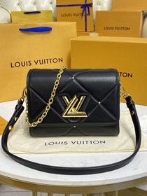 Louis vuitton original lambskin twist mm M59029 black