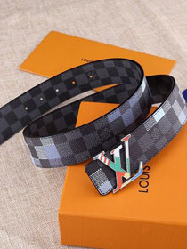 Louis vuitton original damier 40mm belt M0186 black