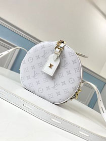 Louis vuitton original monogram boite chapeau souple M52294 white