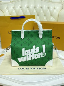 Louis vuitton original monogram canvas litter bag M80815 green
