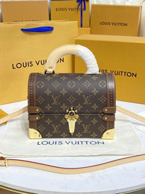 Louis vuitton original monogram cotteville jewelry box pm M20211