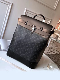 Louis vuitton original monogram eclipse explore backpack m40528 black