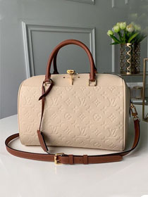 Louis vuitton original monogram empreinte speedy 25 M42406 beige