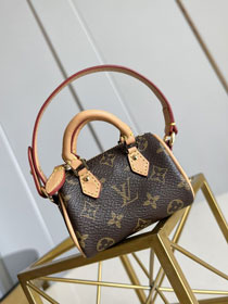 Louis vuitton original monogram micro speedy bag charm M00544