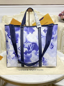 Louis vuitton original monogram new tote bag M45755 blue