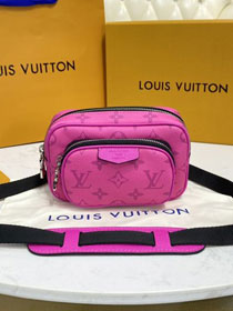 Louis vuitton original monogram outdoor bumbag M30754 rose red