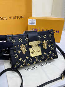 Louis vuitton original monogram petite malle pm bag M57827 black