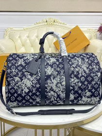 Louis vuitton original monogram tapestry canvas keepall 50 M57285