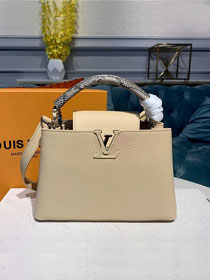 Louis vuitton original taurillon capucines BB M55236 beige