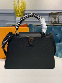 Louis vuitton original taurillon leather capucines pm M55912 black