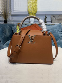 Louis vuitton original taurillon&python capucines BB M94586 camel