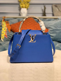 Louis vuitton original taurillon&python capucines BB M98387 blue