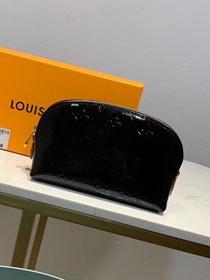 Louis vuitton original vernis leather cosmetic pouch m90172 black