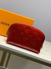 Louis vuitton original vernis leather cosmetic pouch m90172 bordeaux