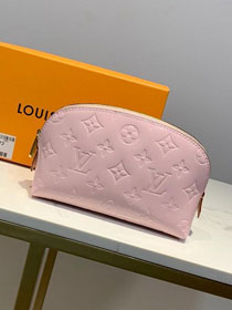 Louis vuitton original vernis leather cosmetic pouch m90172 pink