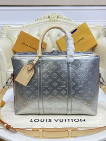 Louis vuitton original vernis leather porte documents voyage m58755 silver