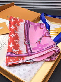 Louis vuitton square silk scarf 90 L576