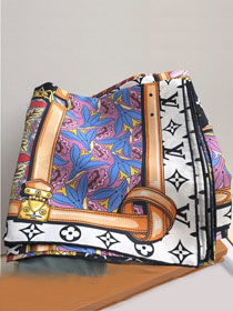 Louis vuitton square silk scarf 90 L579