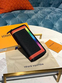 Louis vuitton taiga leather zippy wallet M30568 black