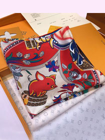 Louis vuitton top quality silk 90 scarf S90201