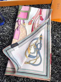 Louis vuitton top quality silk 90 scarf S90214 pink