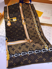 Louis vuitton top quality silk 90 scarf S90246