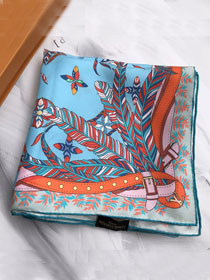 Louis vuitton top quality silk 90 scarf S90269