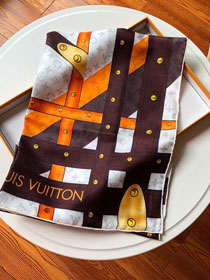 Louis vuitton top quality silk 90 scarf S90276
