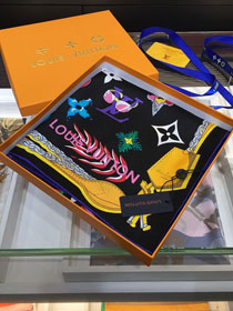 Louis vuitton top quality silk 90 scarf S90300