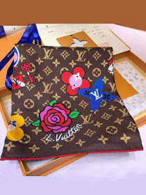 Louis vuitton top quality silk 90 scarf S90303
