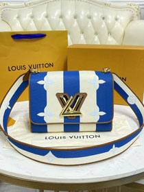 louis vuitton original canvas twist mm M57659 blue
