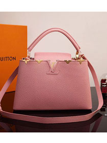 2017 Louis vuitton original taurillon leather capucines BB M54665 pink