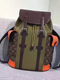 2017 louis vuitton 1:1 original leather christopher PM M53425 monogram green