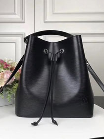 2017 louis vuitton original epi leather neonoe bag M54366 black