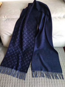 2017 louis vuitton mens top quality scarf L111 deep blue