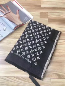 2017 louis vuitton top quality scarf L112 black