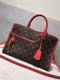 2017 louis vuitton original 1:1 popincourt pm monogram M43433 red