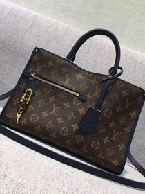 2017 louis vuitton original 1:1 popincourt pm monogram M43434 blue