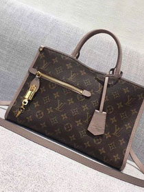 2017 louis vuitton original 1:1 popincourt pm monogram M43463 Taupe Glace